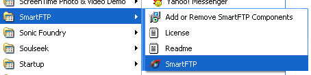 Click the logo to open SmartFTP