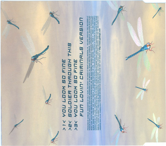 [ You Look So Fine CD 2 Back Cover ]