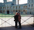 Meredith Brooks with Elisabeth Carlisle visiting Windsor Castle, 1999