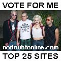 Vote for me in the No Doubt Online Top 25